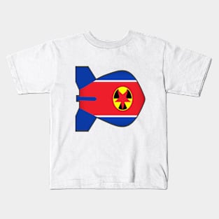 Kim Jong Un Atomic Bomb Kids T-Shirt